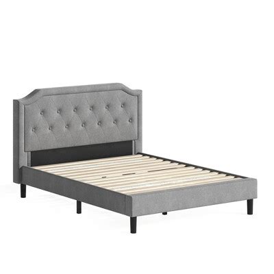 Zinus Queen Kellen Upholstered Platform Bed Frame 